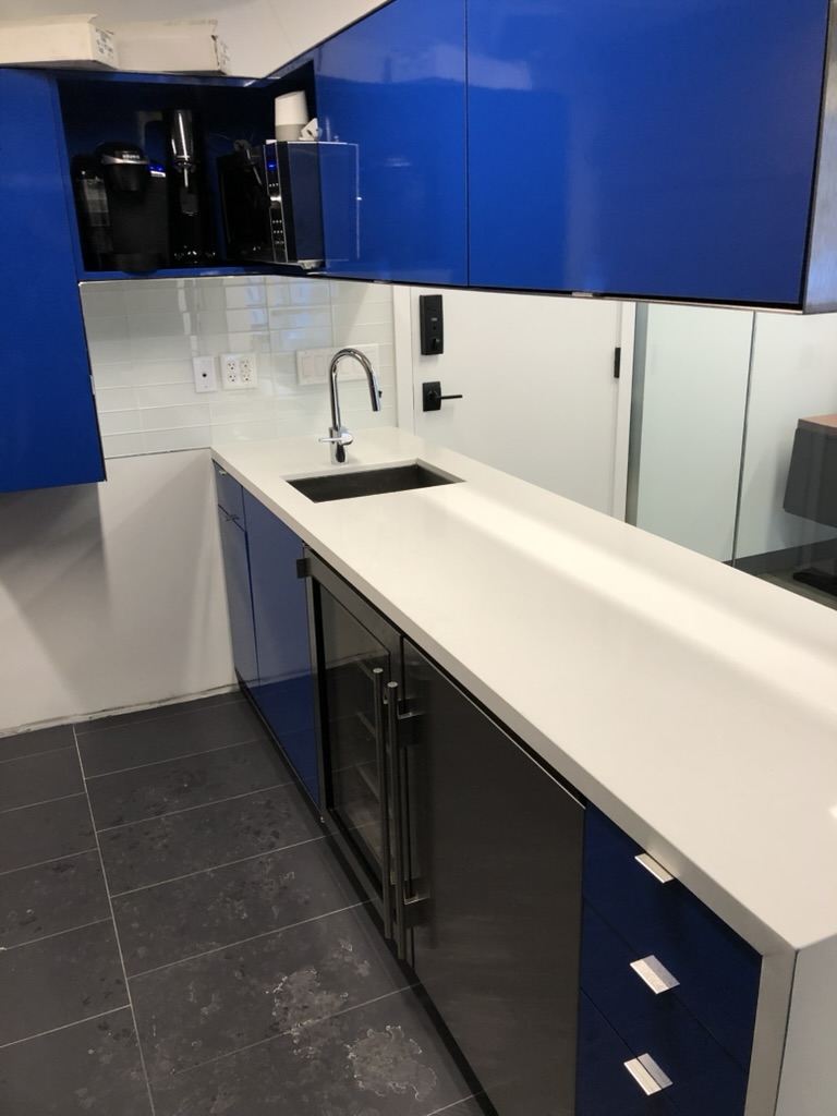 Hallway with whiteboard